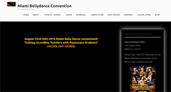 Desktop Screenshot of miamibellydanceconvention.net